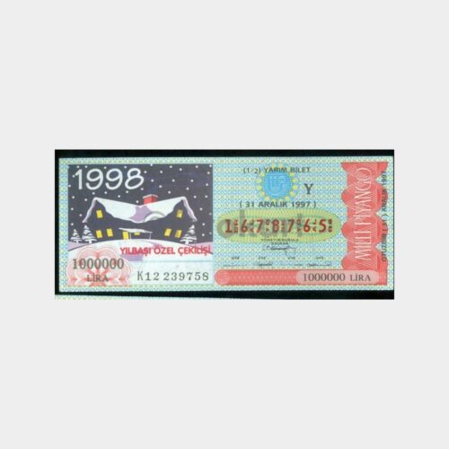 Milli Piyango - 31.12.1997 Y-1678765 Yılbaşı