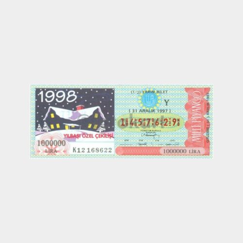 Milli Piyango - 31.12.1997 Y-1457620 Yılbaşı