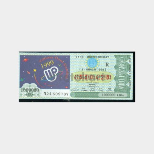 Milli Piyango - 31.12.1998 R-4330428 Yılbaşı