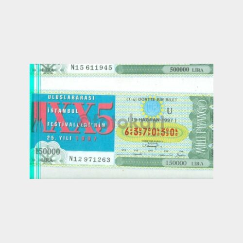 Milli Piyango - 19.06.1997 U-637030 Yılbaşı