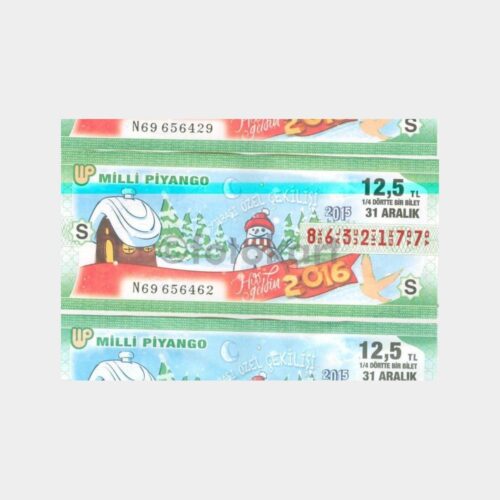 Milli Piyango - 31.12.2015 S-8632177 Yılbaşı