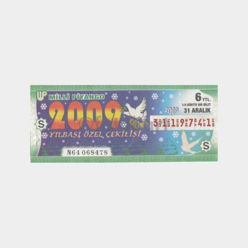 Milli Piyango - 31.12.2008 S-3119741 Yılbaşı