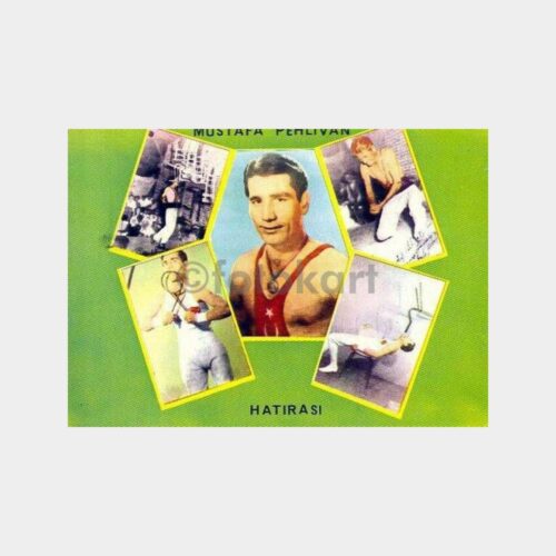 Mustafa Pehlivan Hatırası Kartpostal
