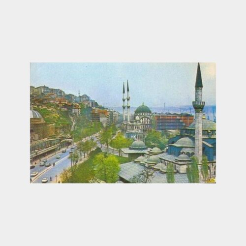 İstanbul Nusretiye Camii Tophane Kartpostal