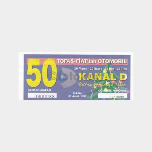 Gazete Çekiliş Piyango Biletleri (6 Adet)