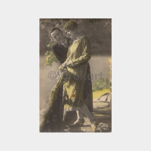 1933 İsabet Piyango Gişe Damgalı Kartpostal - Görsel 2