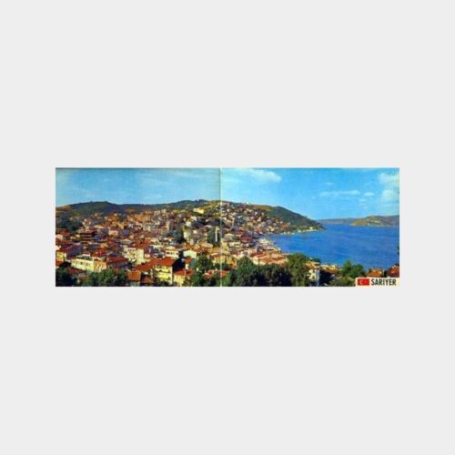 Sarıyer Panaromik Büyük Kartpostal