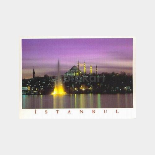 Süleymaniye ve Işıklı Havuz Kartpostal