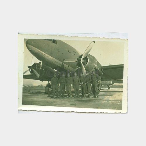 1952 Askeri Uçak ve Askerler Konulu Fotoğraf
