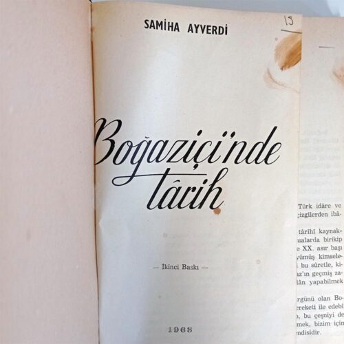Boğaziçi'nde Tarih - Samiha Ayverdi (Boğaziçi Tarihi)