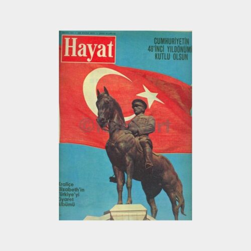 Hayat Dergisi, 1971 No. 44 Cumhuriyet 48. Yılı