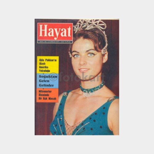 Hayat Dergisi, 1971 No. 49 Macar Mona Szabo, Buz Revüsü