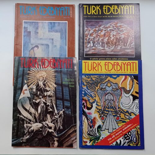 Türk Edebiyatı Dergisi, 48 Adet Dergi Lot, 1985-1995 - Görsel 2