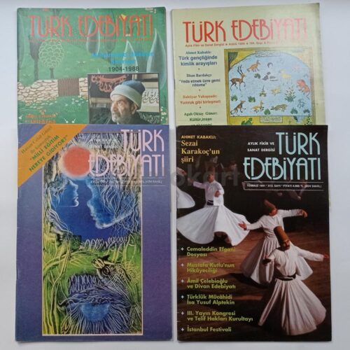 Türk Edebiyatı Dergisi, 48 Adet Dergi Lot, 1985-1995 - Görsel 6