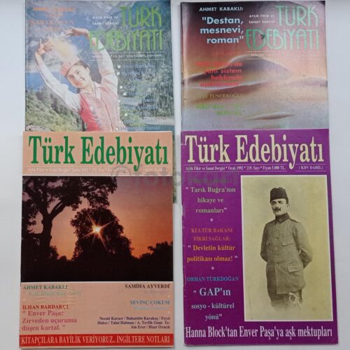 Türk Edebiyatı Dergisi, 48 Adet Dergi Lot, 1985-1995 - Görsel 7