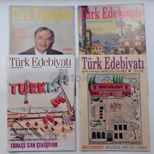 Türk Edebiyatı Dergisi, 48 Adet Dergi Lot, 1985-1995 - Görsel 9