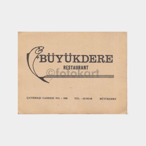 1974 Büyükdere Restaurant Konulu Fotoğraf Kabı