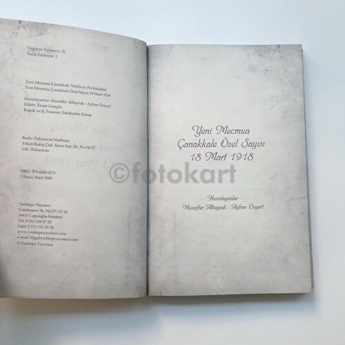 Yeni Mecmua - Çanakkale Özel Kitap Sayısı (CD Ekli) - Görsel 4