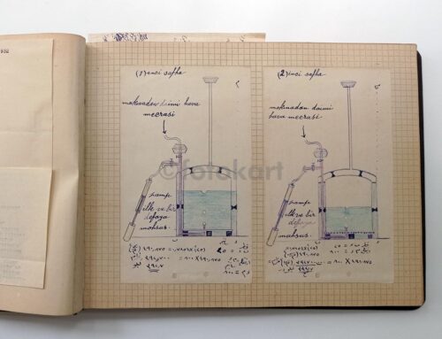 1930 Denizci Kaptan - Gemi Buhar Makineleri Teknik Resimli Defter (İhtira Beratı Eki) - Görsel 6