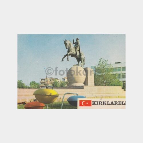 1975 Kırklareli Ata Anıtı Görünüş Kartpostal
