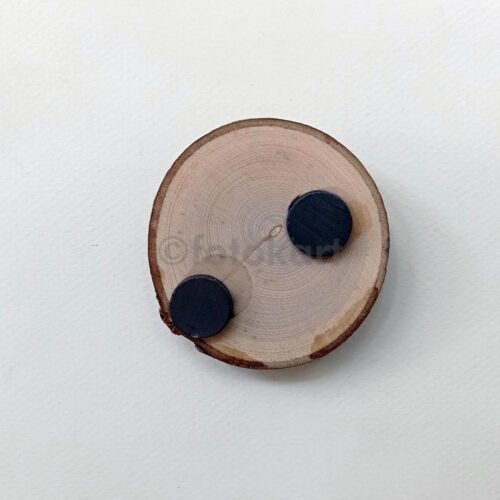 Fenerbahçe Futbol Arma, Ahşap Daire Plaket Magnet (Urla Hatırası) - Görsel 2