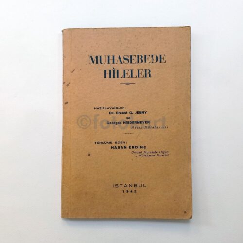 Muhasebede Hileler - Ernest G. Jenny, Georges Niedermeyer, 1942