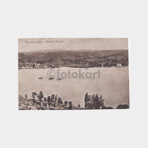 1921 Boğaziçi Anadoluhisarı Görünüş Nadir Kartpostal