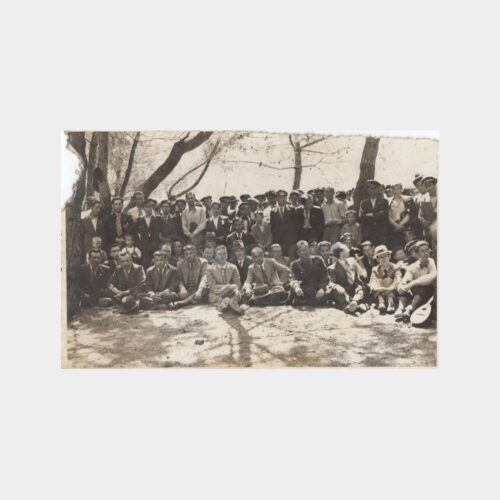 1938 Balıkesir Muallim Piknik Mesire Fotoğraf