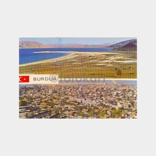 Burdur - Salda Gölü ve Kent Kartpostal