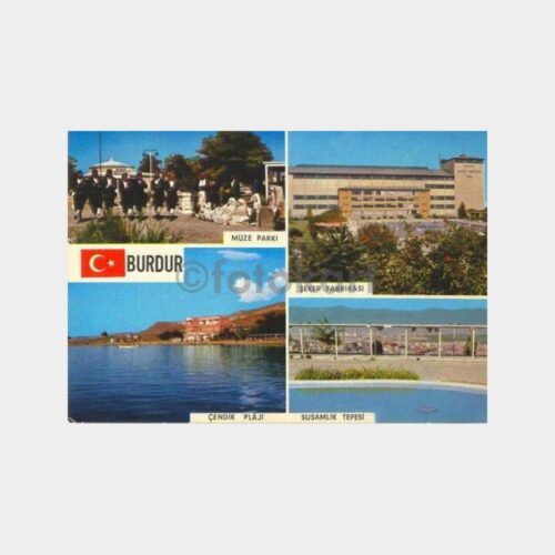 Burdur 4 Ayrı Görünüş Kartpostal