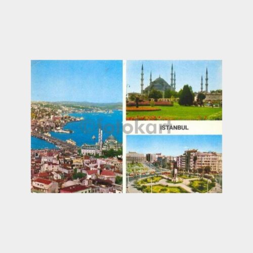 İstanbul 3 Ayrı Görünüş Kartpostal