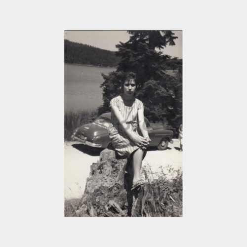 1960 Abant Kadın Damalı Oto Taksi Fotoğraf
