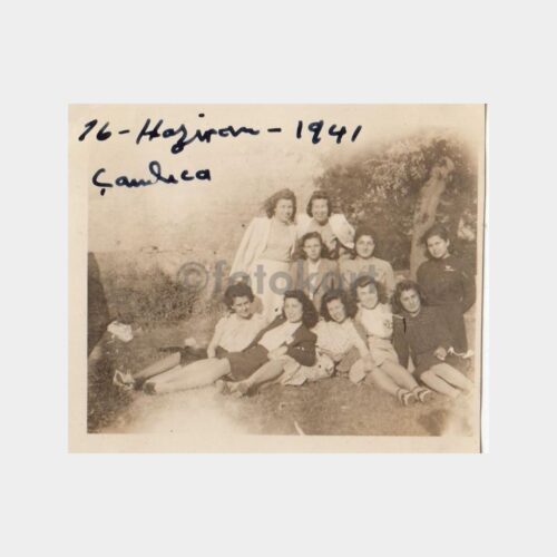1940 Çamlıca Kadınlar Konulu 2 Adet Fotoğrafı - Görsel 2