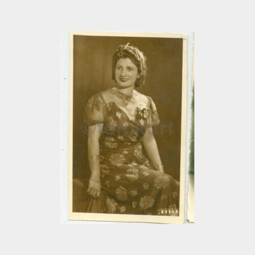 1940 Beyoğlu -Foto Rekor- Kadın Fotoğraf
