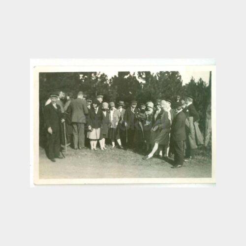1930 Şapkalı Kadınlar Beyler Toplantı Fotoğraf