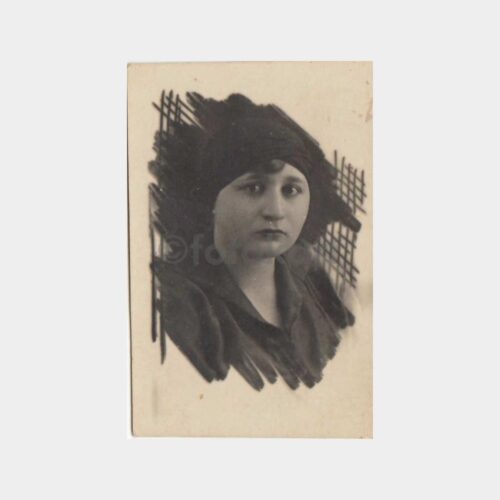 1928 Kadın Stüdyo Vesikalık Fotoğraf