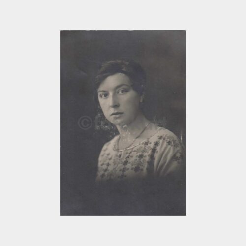 1930 Kadın Portre Stüdyo Fotoğraf