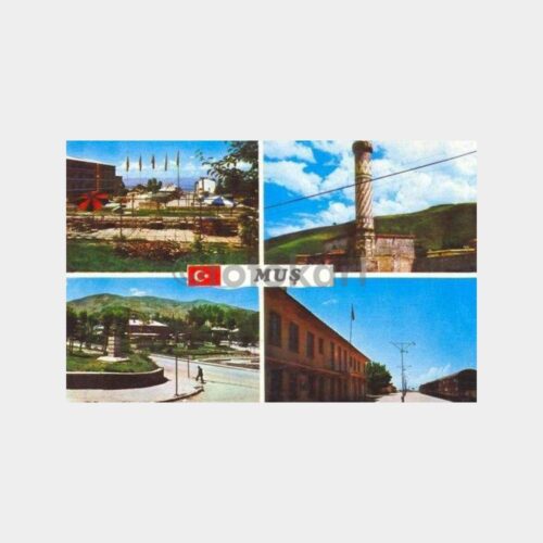Muş 4 Ayrı Görünüş Kartpostal