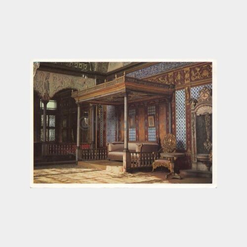 1975 Topkapı Sarayı Harem Hünkar Odası Görünüş Kartpostal