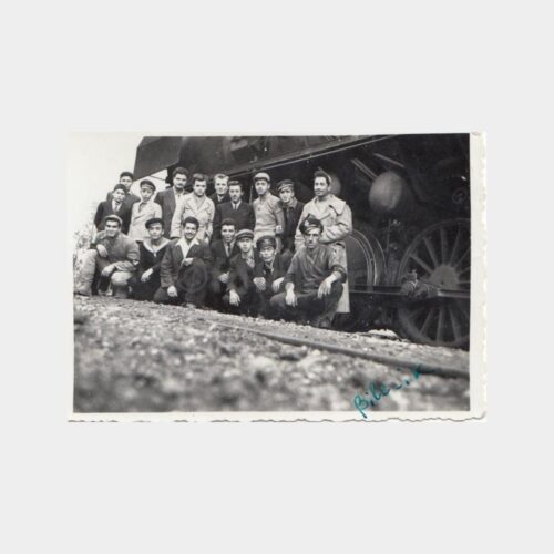 1947 Bilecik Tren Lokomotif Konulu Fotoğrafı
