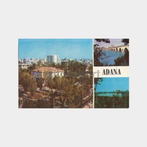 1975 Adana 3 Değişik Görünüş Kartpostal