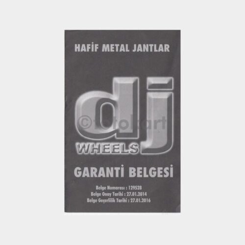 Garanti Belgesi (Koleksiyon Amaçlı)