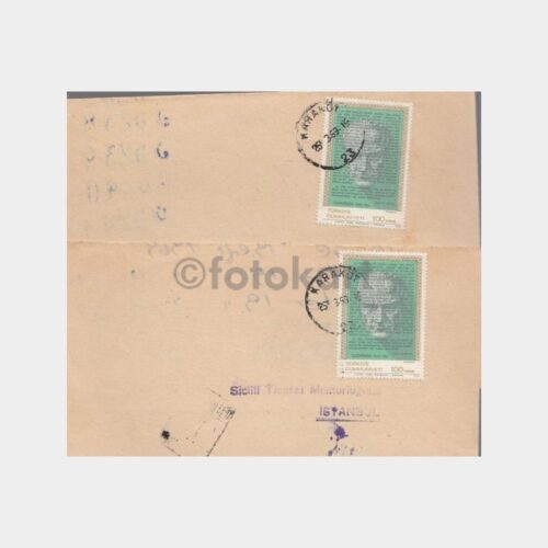 1969 Ata Nutuk Pullu Ticaret Sicil Adresli Belge (2 Adet)