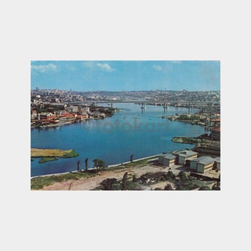 1980 İstanbul Eyüp Haliç Görünüş Kartpostal