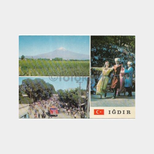 1975 Iğdır Folklor 3 Değişik Görünüş Kartpostal