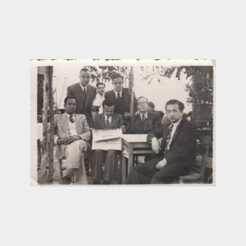 1940 Ulus Gazete Okuyan Bay Arkadaşları Fotoğraf