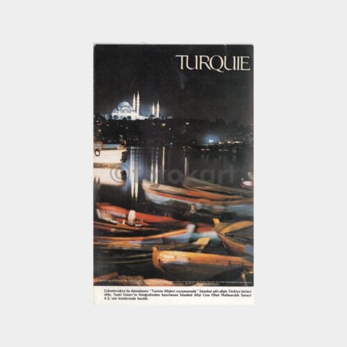 1980 Sami Güner İmzalı Turizm Tebrik Kartı