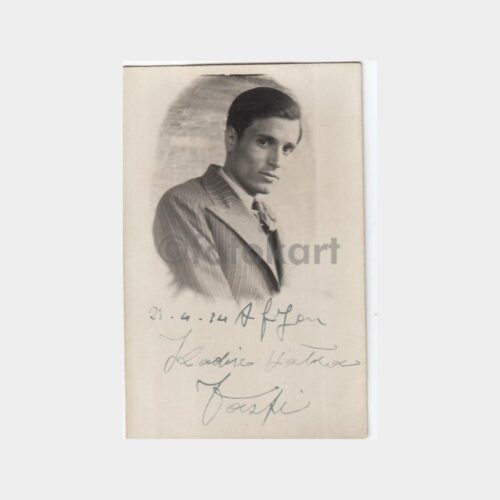 1934 Afyon - Vasfi İmzalı Bay Fotoğraf