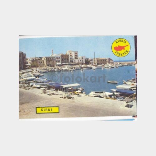 Kıbrıs Girne Limandan Görünüş Kartpostal