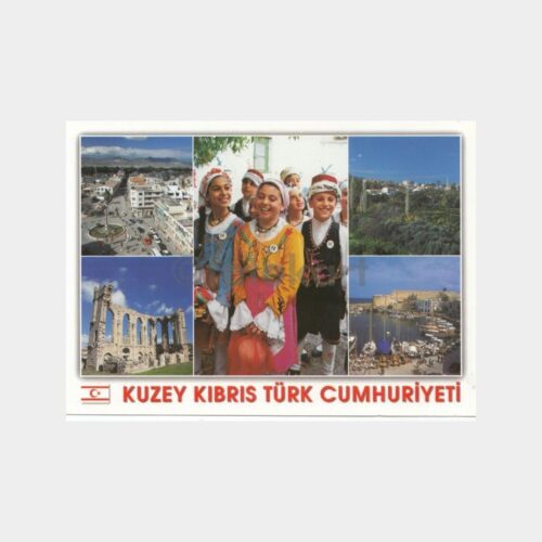 Kıbrıs K.K.T.C Girne Bir Görünüş Kartpostal
